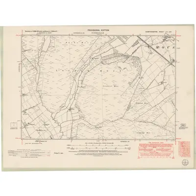 1947 Map of Dumfriesshire Sheet LVI.SW, 1951 Print