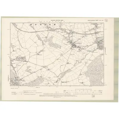 1898 Map of Dumfriesshire Sheet LVII.NE, 1900 Print
