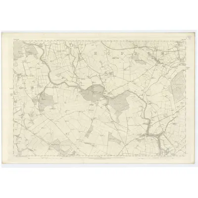1857 Map of Dumfriesshire, Sheet LVII, 1862 Print