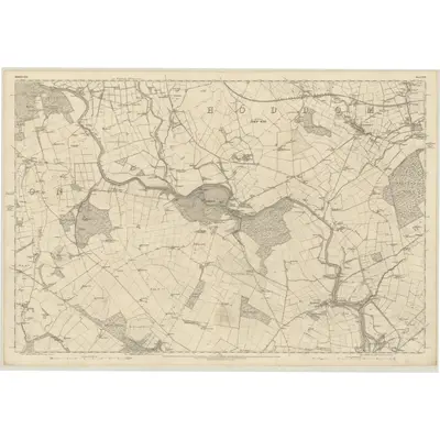 1857 Map of Dumfriesshire, Sheet LVII, 1862 Print