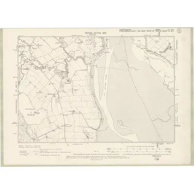1898 Map of Dumfriesshire Sheet LX.SE, 1900 Print
