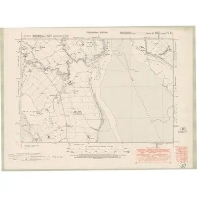 1946 Map of Dumfriesshire Sheet LX.SE, 1952 Print