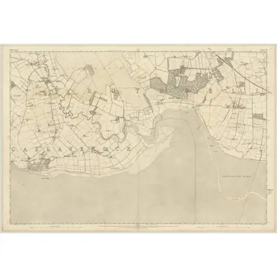 1856 Map of Dumfriesshire, Sheet LXI, 1861 Print