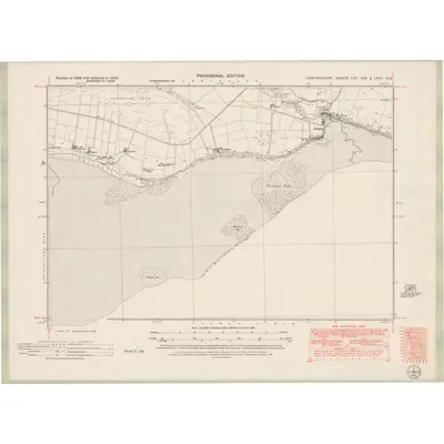 1945 Map of Dumfriesshire Sheet LXII.SW & LXVII.NW, 1951 Print