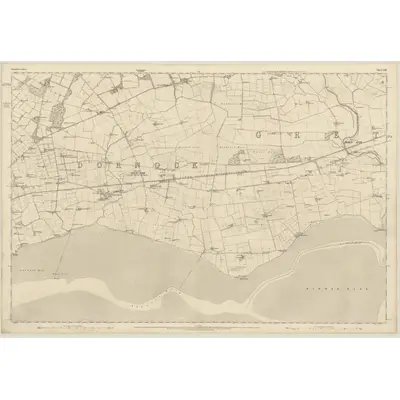 1857 Map of Dumfriesshire, Sheet LXIII, 1862 Print