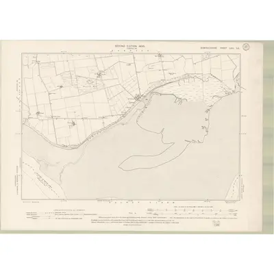 1898 Map of Dumfriesshire Sheet LXIII.SE, 1900 Print