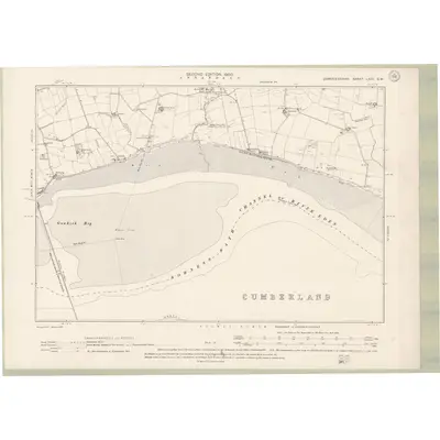 1898 Map of Dumfriesshire Sheet LXIII.SW, 1900 Print