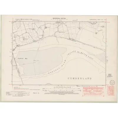 1938 Map of Dumfriesshire Sheet LXIII.SW, 1949 Print
