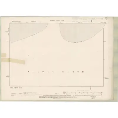 1898 Map of Dumfriesshire Sheet LXVI.SW & SE, 1900 Print