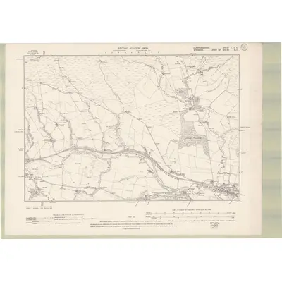 1898 Map of Dumfriesshire Sheet V.NE, 1900 Print