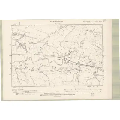 1898 Map of Dumfriesshire Sheet V.NW, 1900 Print