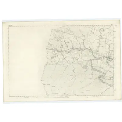 1857 Map of Dumfriesshire, Sheet V, 1860 Print