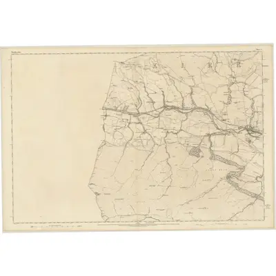 1857 Map of Dumfriesshire, Sheet V, 1860 Print