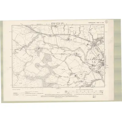 1898 Map of Dumfriesshire Sheet VI.SW, 1900 Print