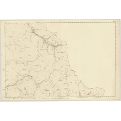 1856 Map of Dumfriesshire, Sheet VII, 1860 Print