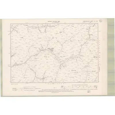 1898 Map of Dumfriesshire Sheet VII.SW, 1900 Print