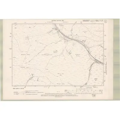 1898 Map of Dumfriesshire Sheet VIII.NE, 1900 Print
