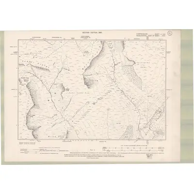 1898 Map of Dumfriesshire Sheet X.NW, 1900 Print
