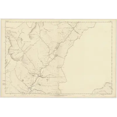 1857 Map of Dumfriesshire, Sheet X, 1861 Print