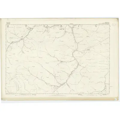 1857 Map of Dumfriesshire, Sheet XI, 1862 Print
