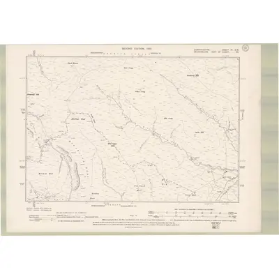 1898 Map of Dumfriesshire Sheet XI.SW, 1900 Print