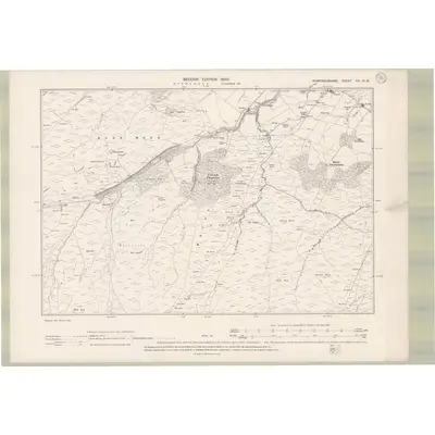 1898 Map of Dumfriesshire Sheet XIII.NW, 1900 Print