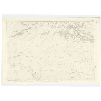 1856 Map of Dumfriesshire, Sheet XIII, 1860 Print