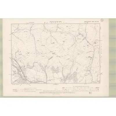 1898 Map of Dumfriesshire Sheet XIV.NW, 1900 Print