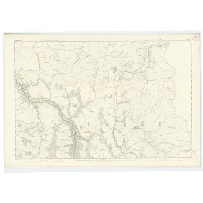 1856 Map of Dumfriesshire, Sheet XIV, 1860 Print