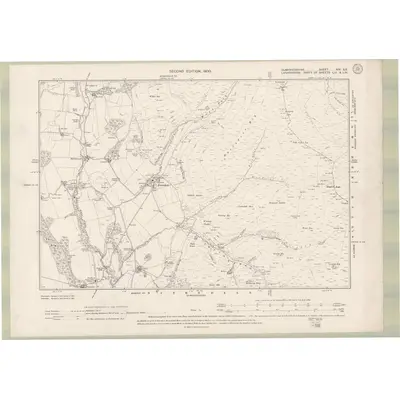 1898 Map of Dumfriesshire Sheet XIV.SE, 1900 Print