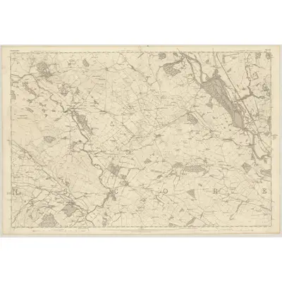 1855 Map of Dumfriesshire, Sheet XL, 1861 Print