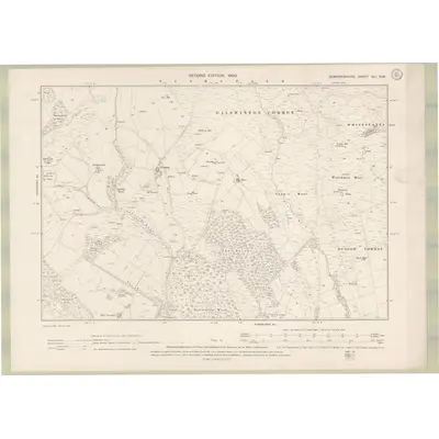 1899 Map of Dumfriesshire Sheet XLI.NW, 1900 Print