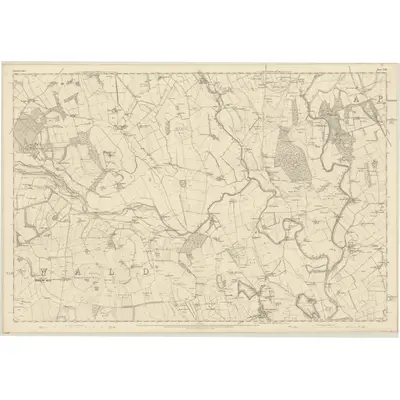 1857 Map of Dumfriesshire, Sheet XLII, 1861 Print