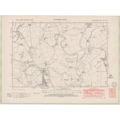1938 Map of Dumfriesshire Sheet XLII.SE, 1950 Print