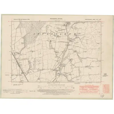 1948 Map of Dumfriesshire Sheet XLIII.NW, 1952 Print