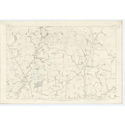 1858 Map of Dumfriesshire, Sheet XLIII, 1862 Print