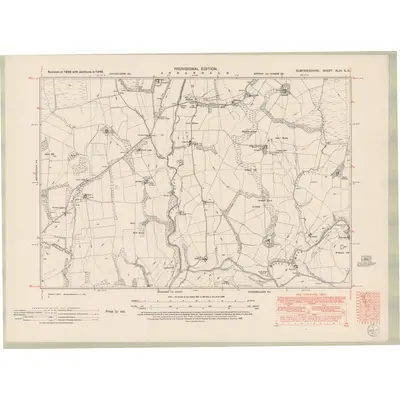 1948 Map of Dumfriesshire Sheet XLIII.SE, 1952 Print