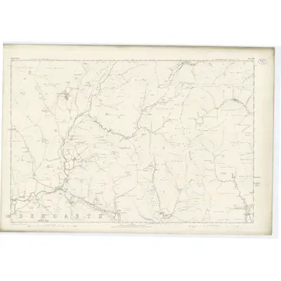 1857 Map of Dumfriesshire, Sheet XLIV, 1862 Print