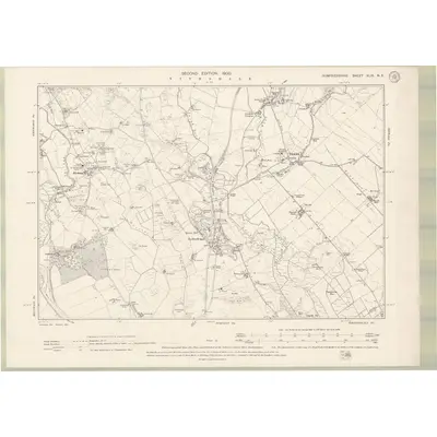 1899 Map of Dumfriesshire Sheet XLIX.NE, 1900 Print