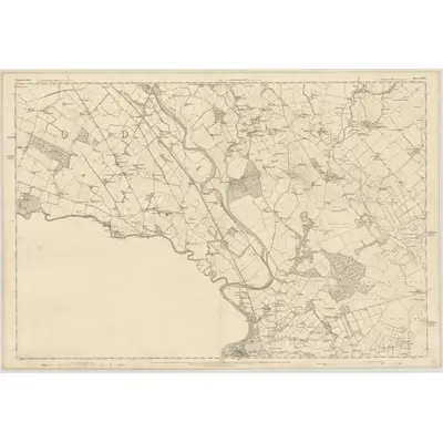 1855 Map of Dumfriesshire, Sheet XLIX, 1861 Print