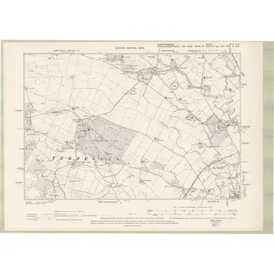1898 Map of Dumfriesshire Sheet XLIX.SW, 1900 Print