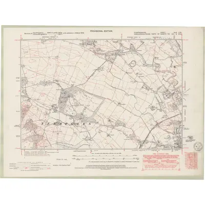 1946 Map of Dumfriesshire Sheet XLIX.SW, 1949 Print