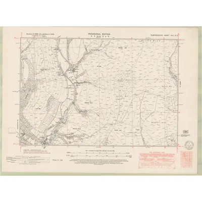 1949 Map of Dumfriesshire Sheet XLV.NE, 1951 Print