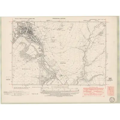 1948 Map of Dumfriesshire Sheet XLV.SE, 1951 Print