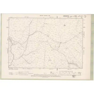 1898 Map of Dumfriesshire Sheet XLVI.NW, 1900 Print