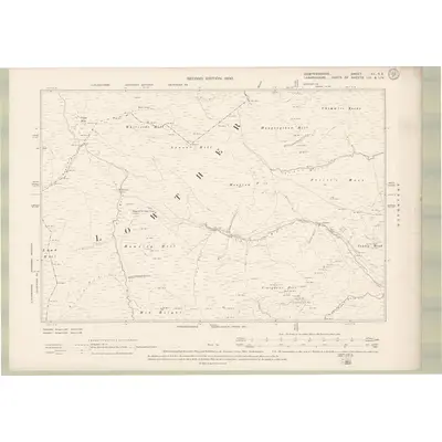 1898 Map of Dumfriesshire Sheet XV.SE, 1900 Print