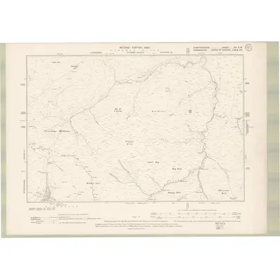 1898 Map of Dumfriesshire Sheet XV.SW, 1900 Print