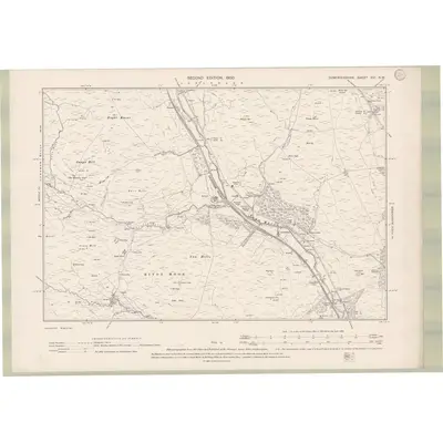 1898 Map of Dumfriesshire Sheet XVI.NW, 1900 Print