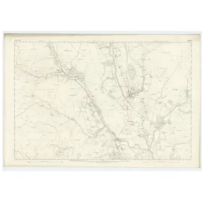 1857 Map of Dumfriesshire, Sheet XVI, 1861 Print