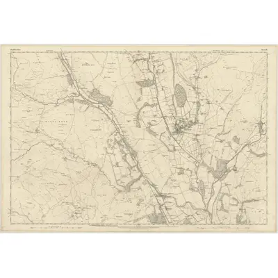 1857 Map of Dumfriesshire, Sheet XVI, 1861 Print